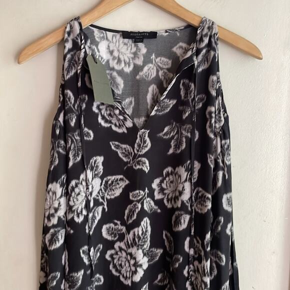 ALLSAINTS Aster Kasuri Floral Dress - Picture 4 of 16